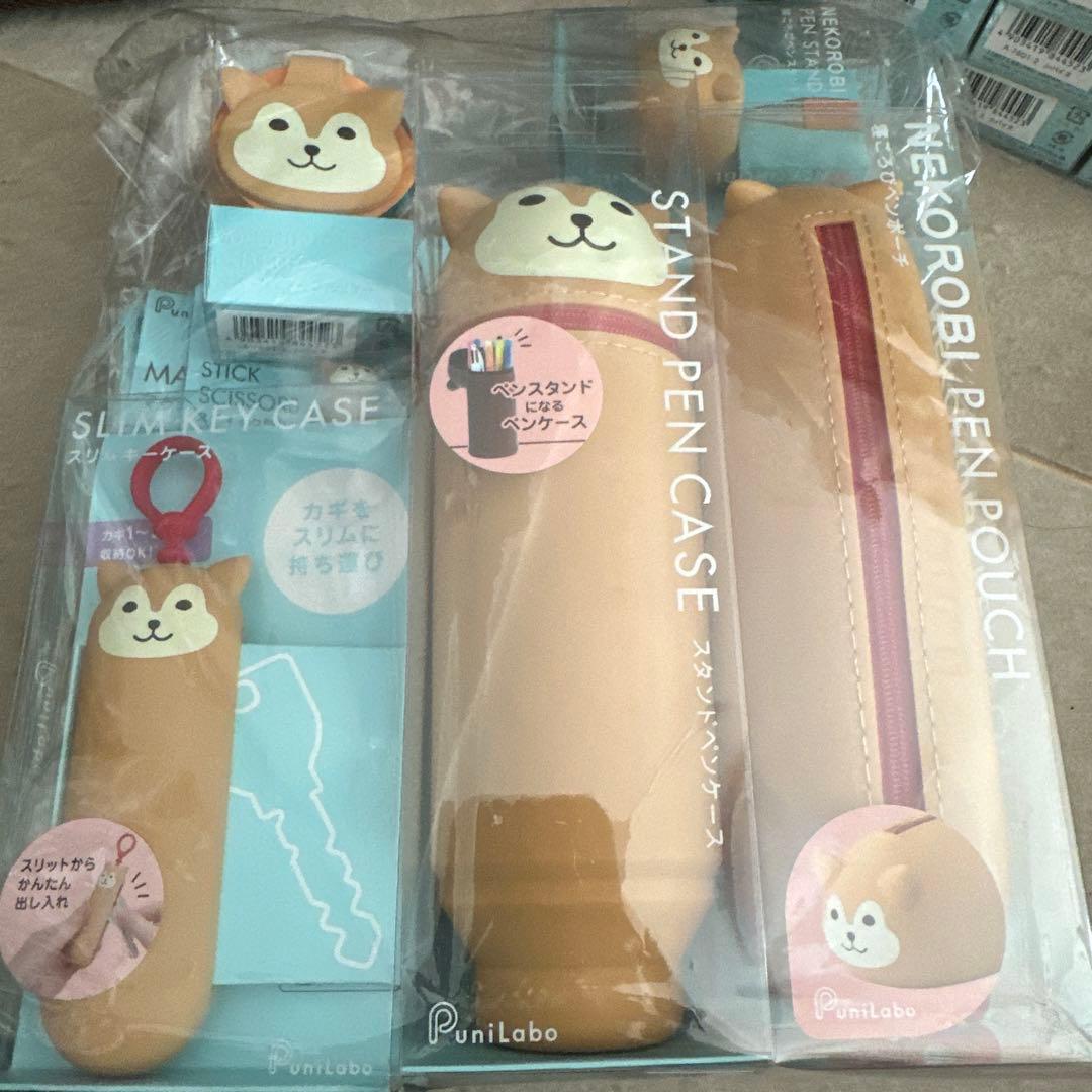 動物デザイン 文房具セット　わんわんにゃにゃんぺんぺん 動物デザイン 文房具セット わんわんにゃにゃんぺんぺん 動物デザイン