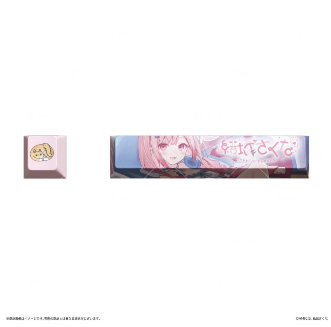 新品 結城さくな × AMICIS ゲーミングキーボード 80HE 日本語配列