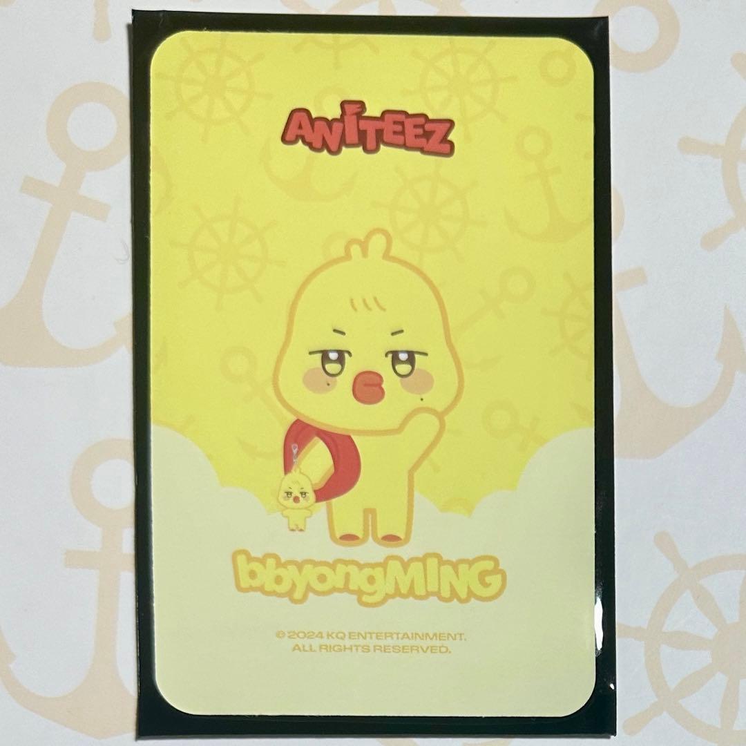 公式】ATEEZ ANITEEZ ミンギ キーリング トレカ付