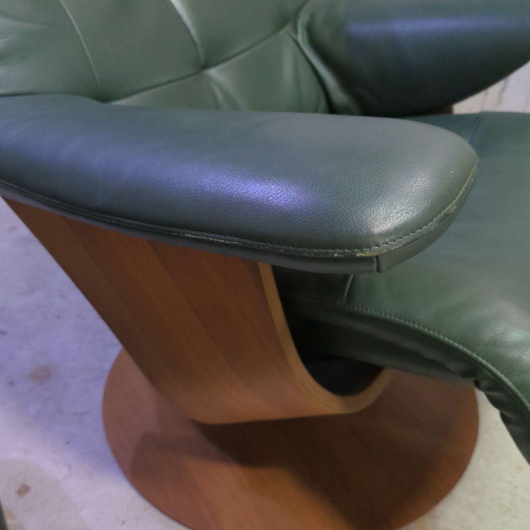 カリモク THE FIRST 本革リクライニングチェア RU72 Mサイズ日本製