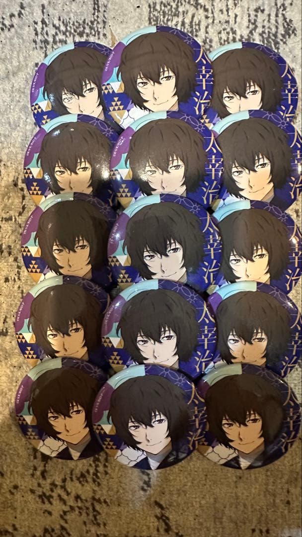 太宰治　文スト　缶バッジセット　イタバ組み100個