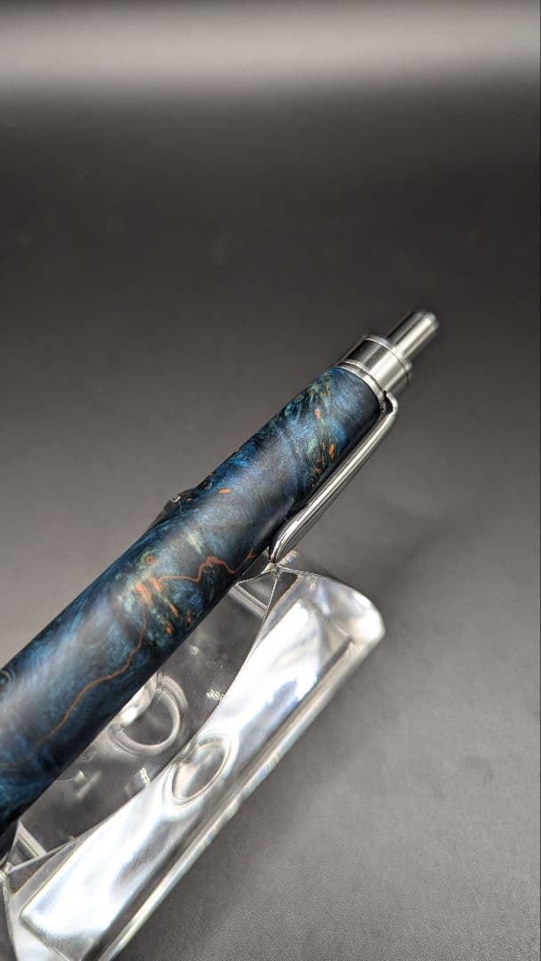 84 ペン工房翌檜 スタビライズドウッドブナバール 木軸シャーペン