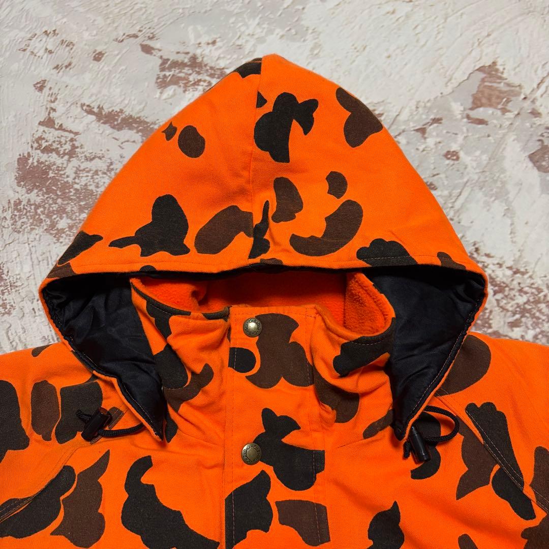 90's USA製 Cabela's ダックハンターカモ オレンジ 中綿