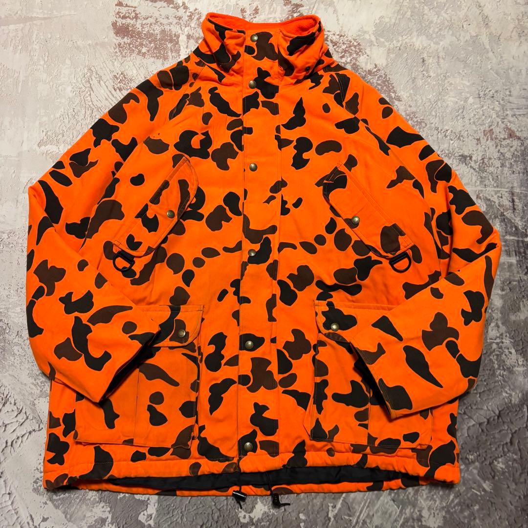 90's USA製 Cabela's ダックハンターカモ オレンジ 中綿