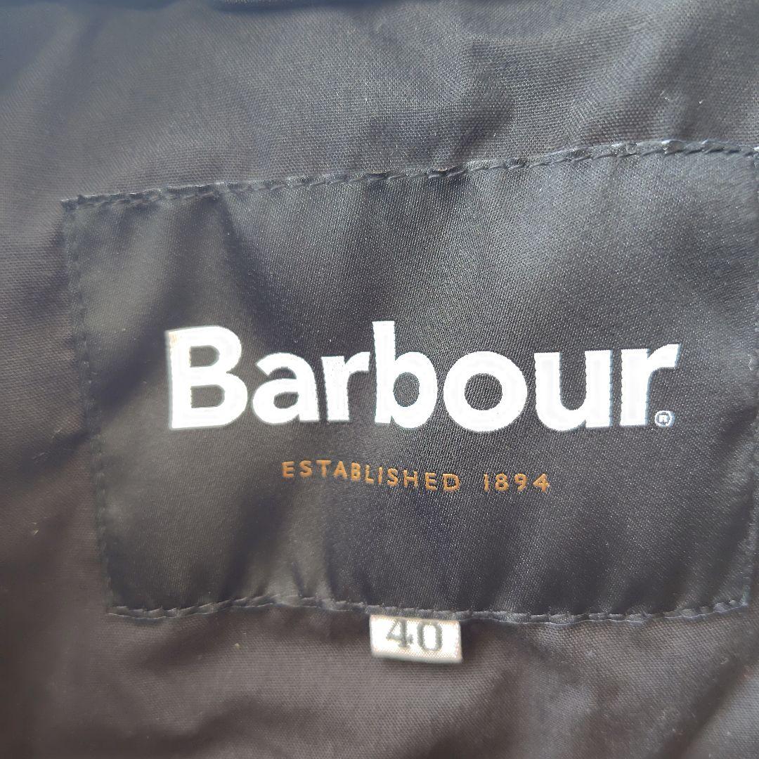 新品　Barbour EXMOOR ニューバーレー　パデッドコート　黒　40