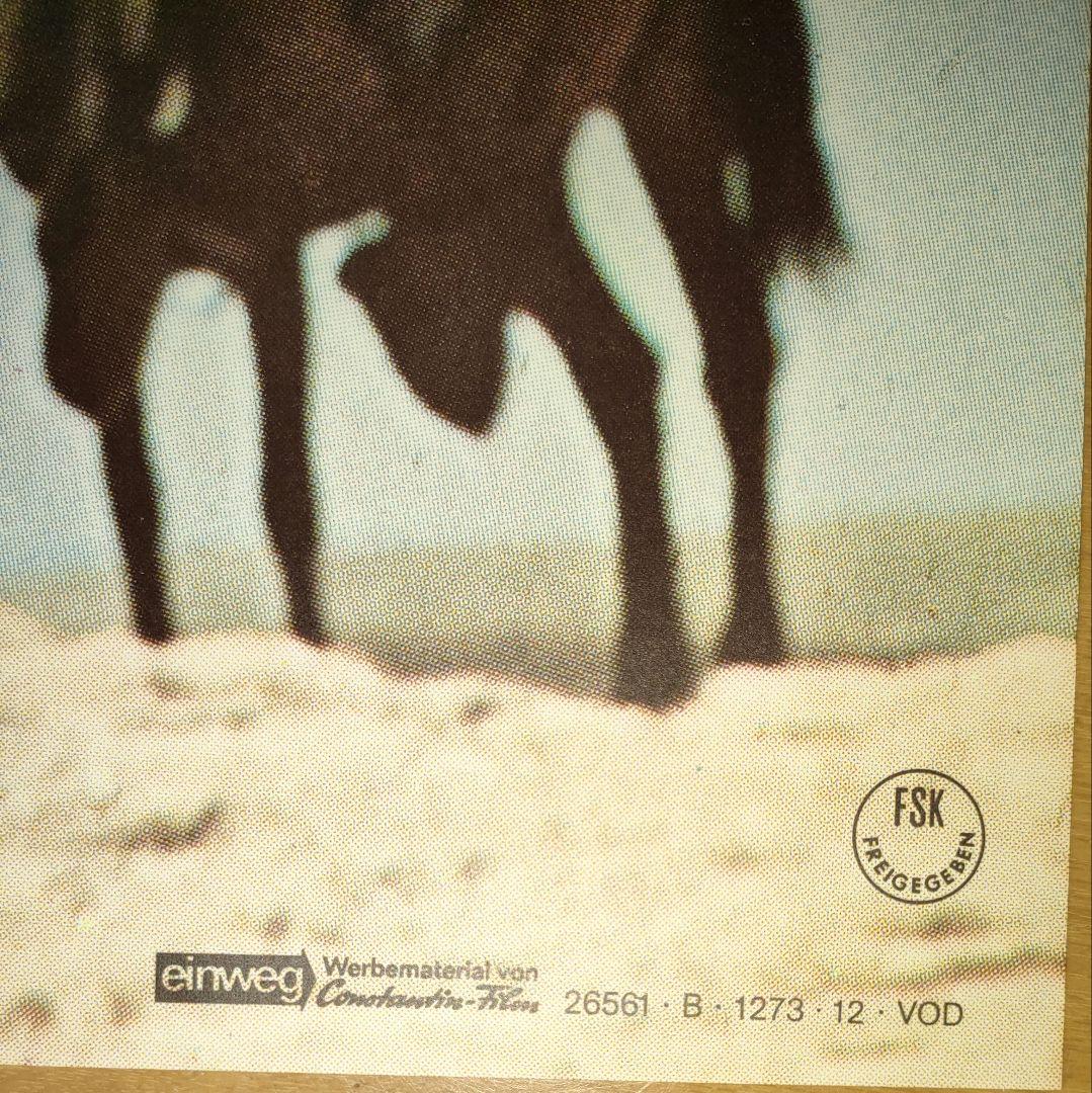 荒野の用心棒 ドイツポスター オリジナル 西部劇 イーストウッド レオーネ