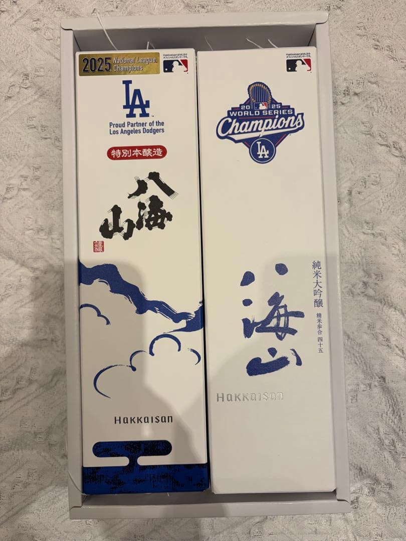 未開封】八海山 特別純米酒 ロサンゼルス・ドジャース NL WS優勝記念