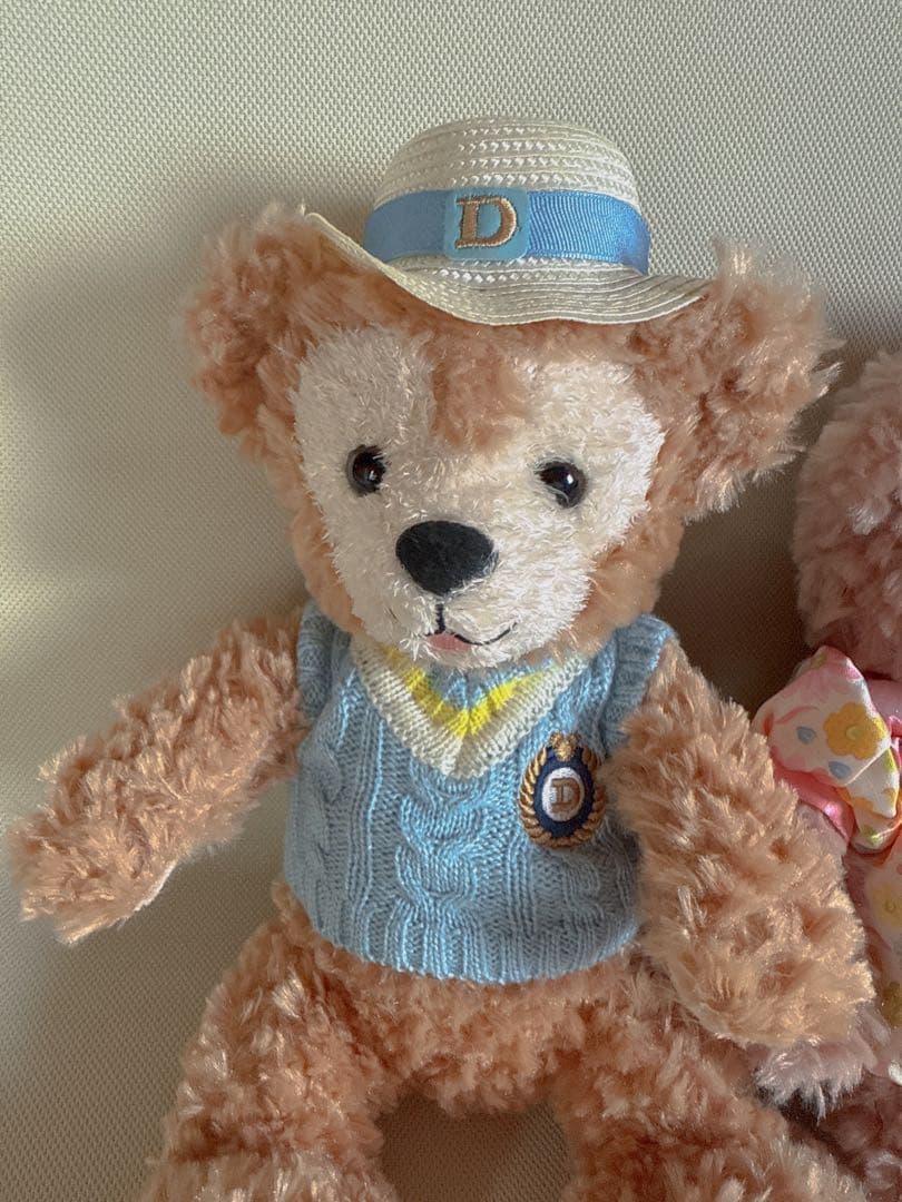 ダッフィーとシェリーメイのぬいぐるみ 2体セット