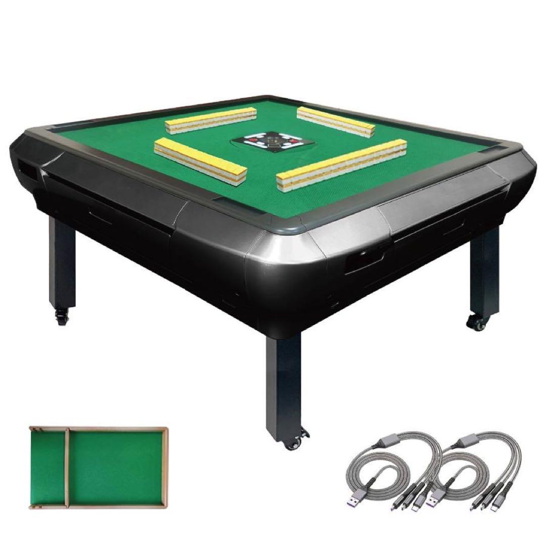 全自動麻雀卓 座卓 28mm 麻雀卓 全自動 折りたたみ 家庭用 麻雀卓ブラック