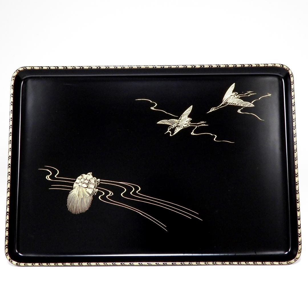 輪島塗　屠蘇器　正月　酒器　本漆　沈金　盃　銚子　盆　木製