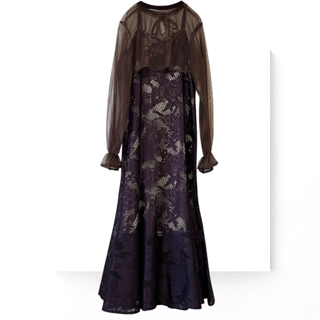 3way✨新作 ドリードール シフォンボレロ&レースキャミドレス オケージョンL