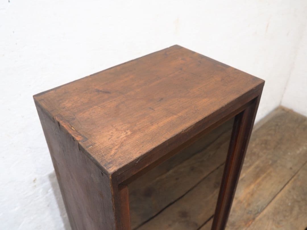 1148 ケンドン式 ガラスケース 飾り棚 ショーケース レトロ アンティーク