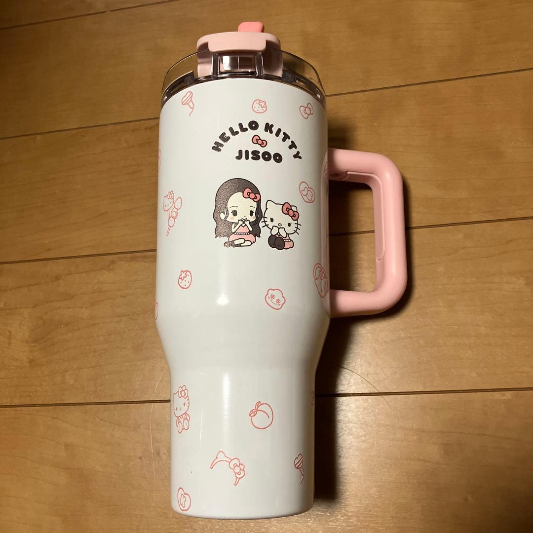 BLACKPINK JISOO ジス ハローキティ タンブラー - メルカリ