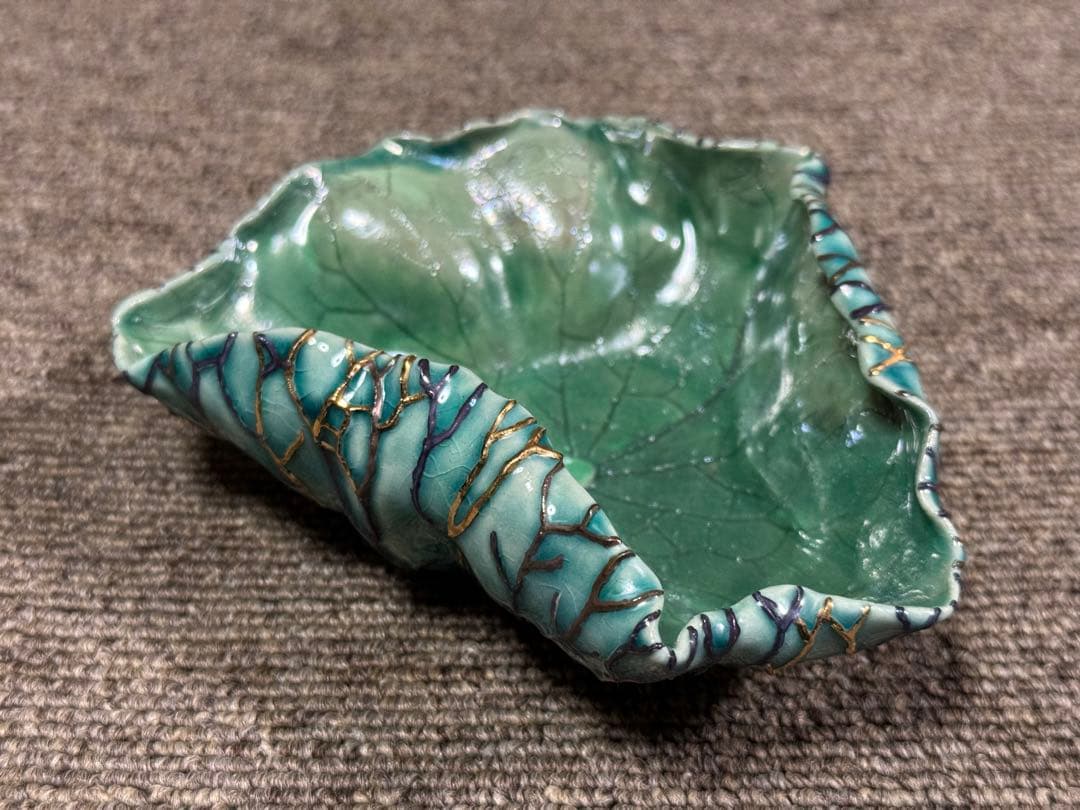 蓮葉 皿 池田寛子