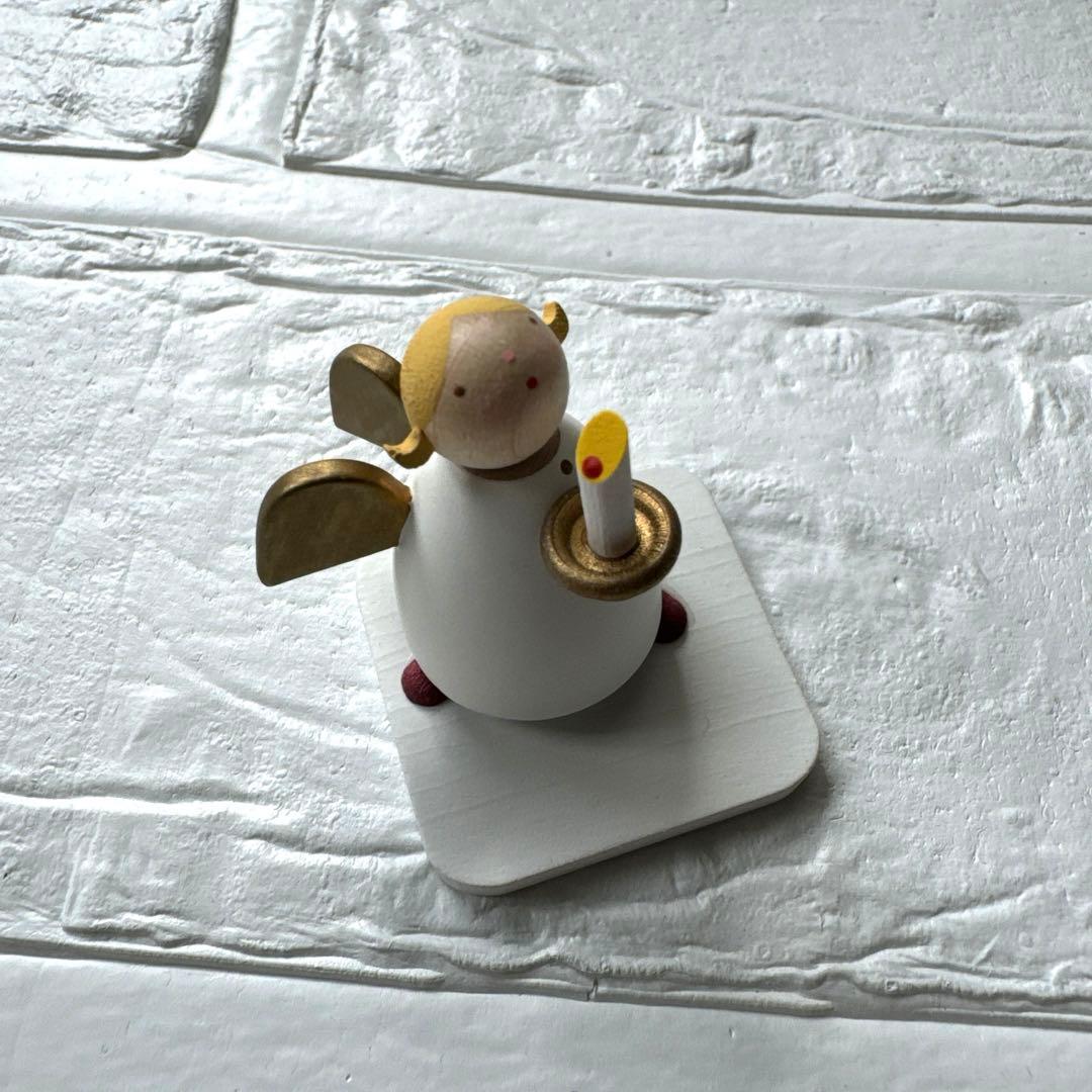 ギュンター ライヒェル 社 ドイツ製 天使とろうそく クリスマス