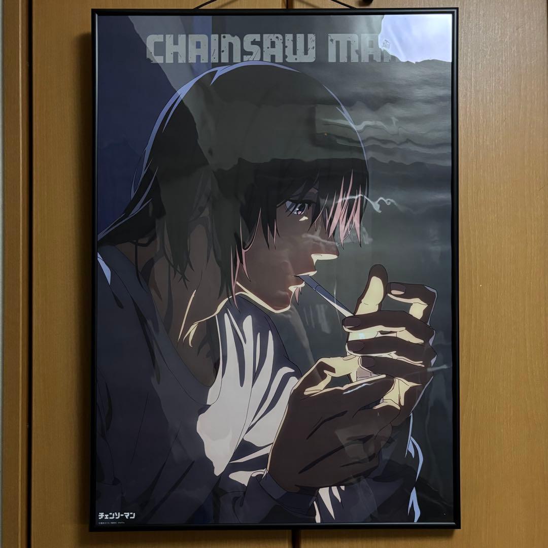 チェンソーマン展 早川アキ B2ポスター チェンソーマン展 アキ B2ポスター 公式 チェンソーマン展 早川アキ B2