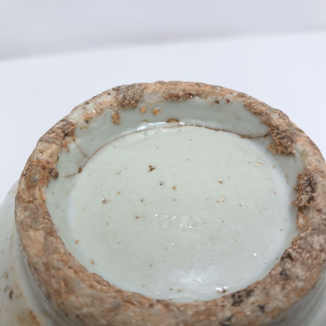 Y2984 朝鮮美術 李朝白磁染付仏手柑文壺 李朝染付壷 tenの通販はau PAY