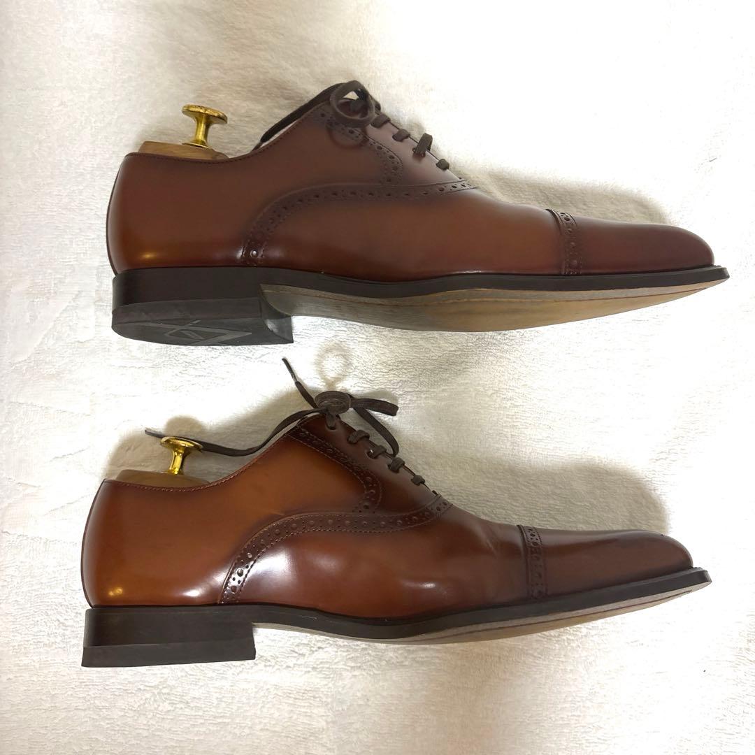 かか【美品】25cm リーガル　茶色ビジネスシューズ　122R REGAL