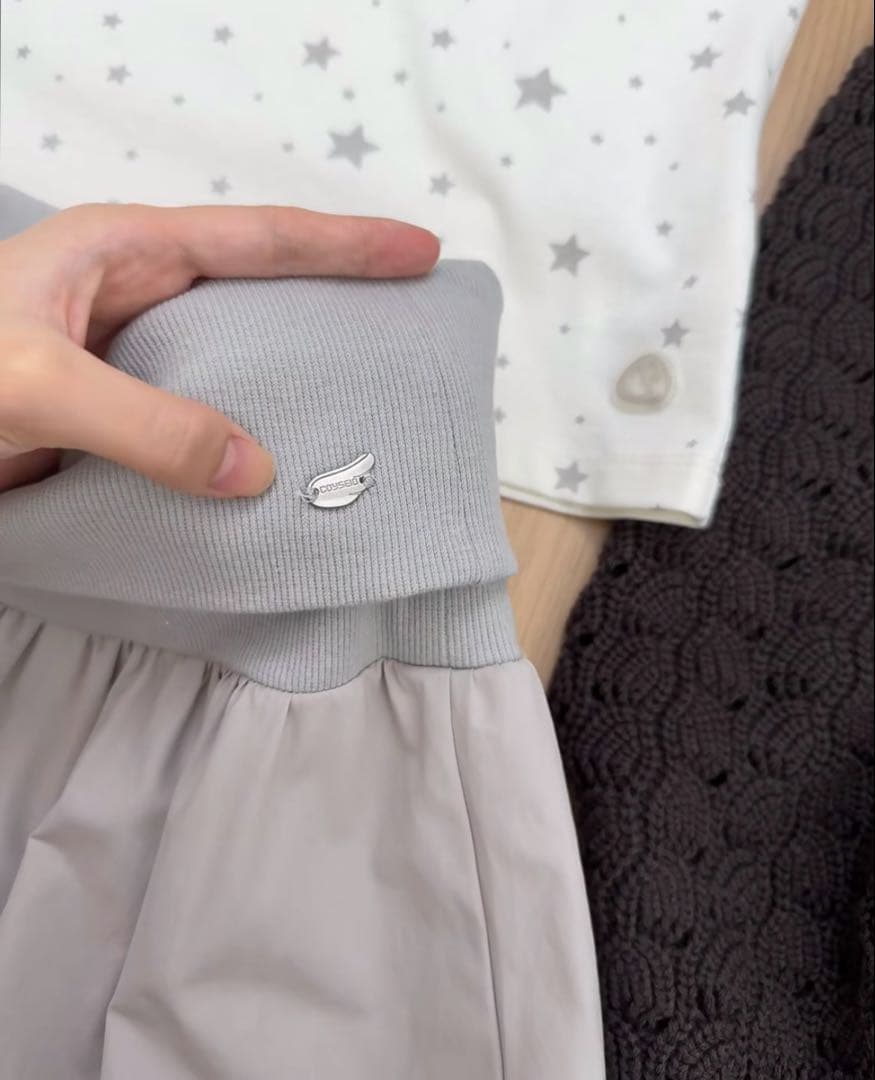 coyseioスカート ライトグレー