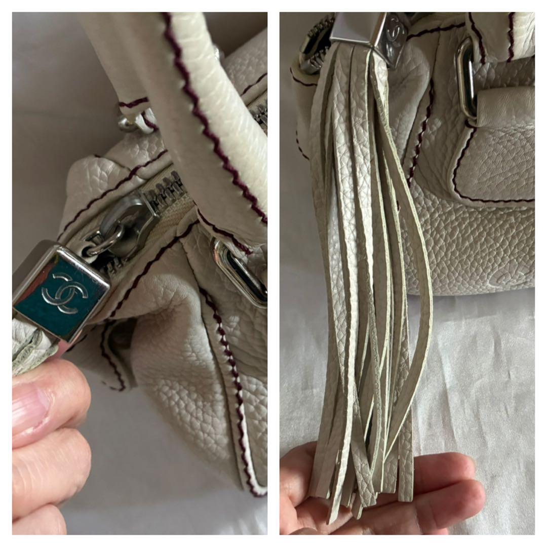 マーチ 様♡CHANEL キャビアスキン　フリンジ ハンドバッグ