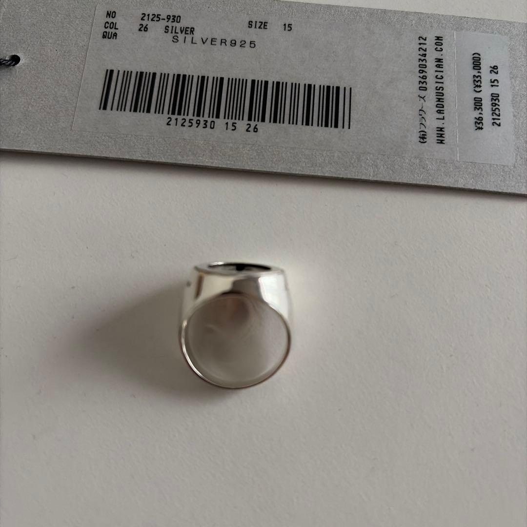 アクセサリー LAD MUSICIAN KEY HOLE RING SILVER 925