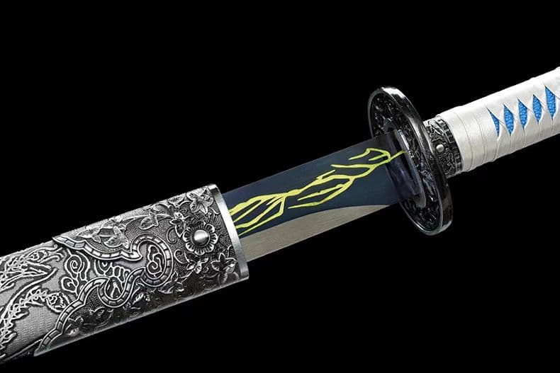 【雷電刺繍春刀】繍春刀 牛尾刀 苗刀 手鍛造打 鋼刀 冷兵器 古兵器 刀装具