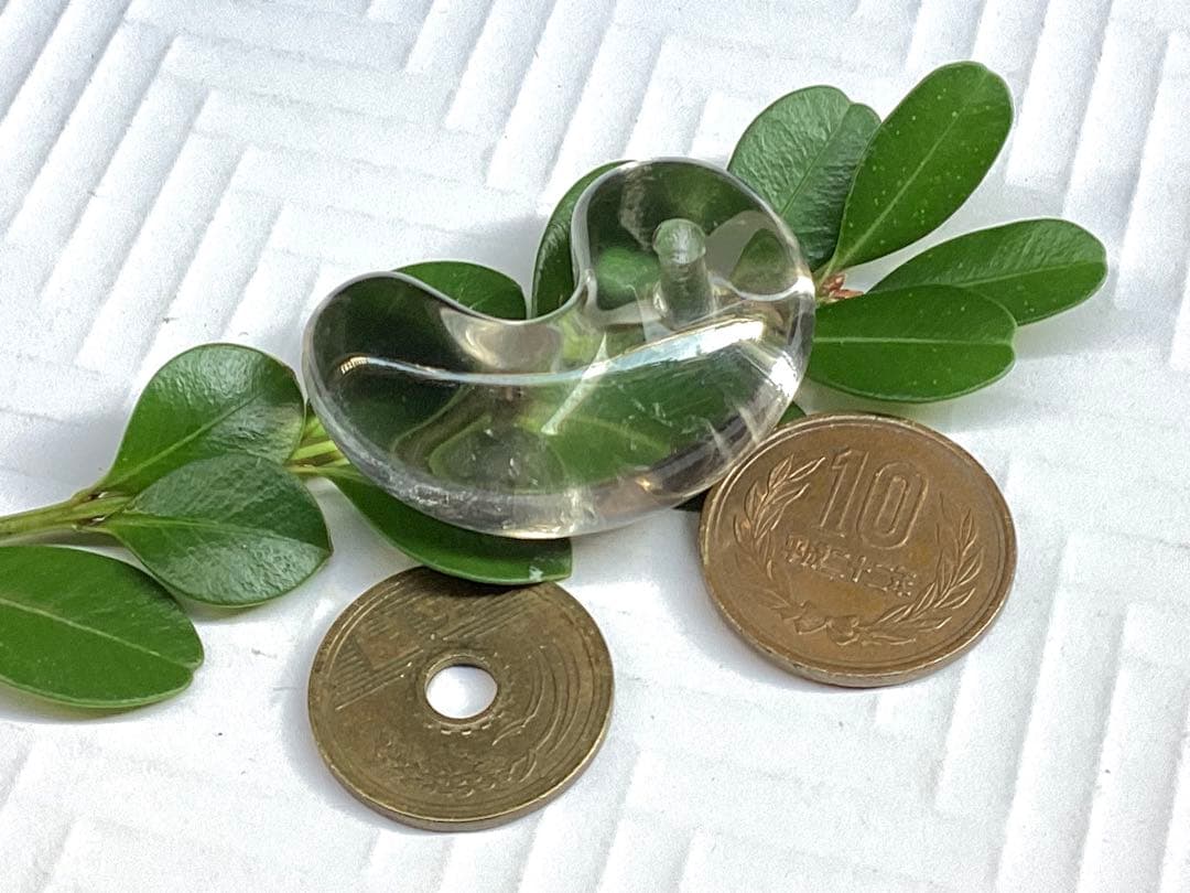 ✳黒平鉱山*茶水晶勾玉*スモーキークォーツ*煙水晶* 抜群