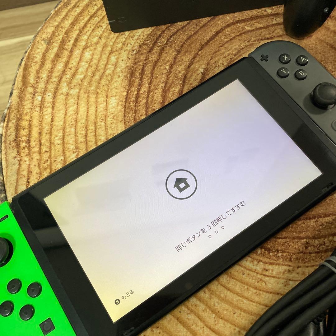 Nintendo Switch ニンテンドースイッチ本体　GRN/GRY 箱無し