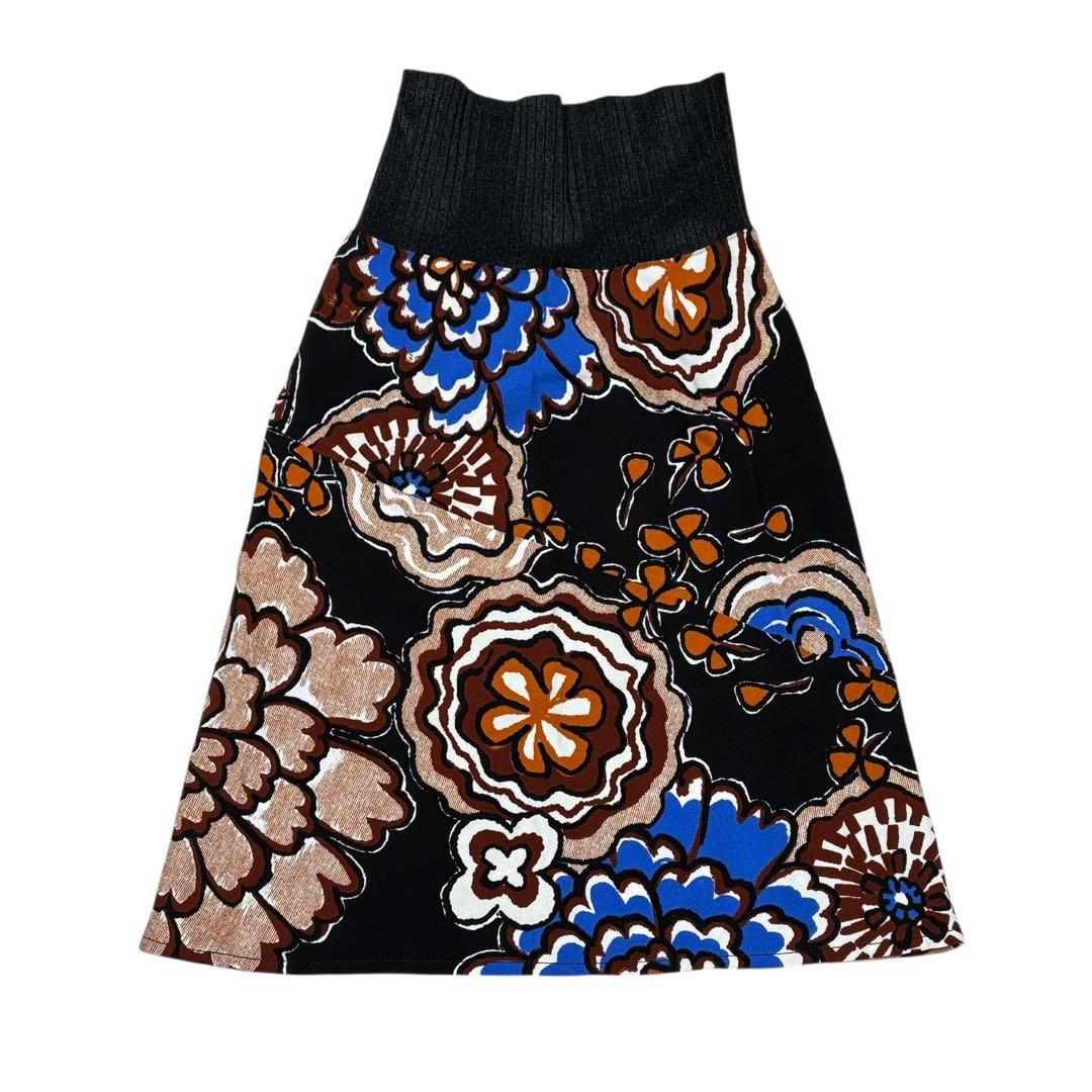 LOUIS VUITTON ルイヴィトン 花柄 スカート 34