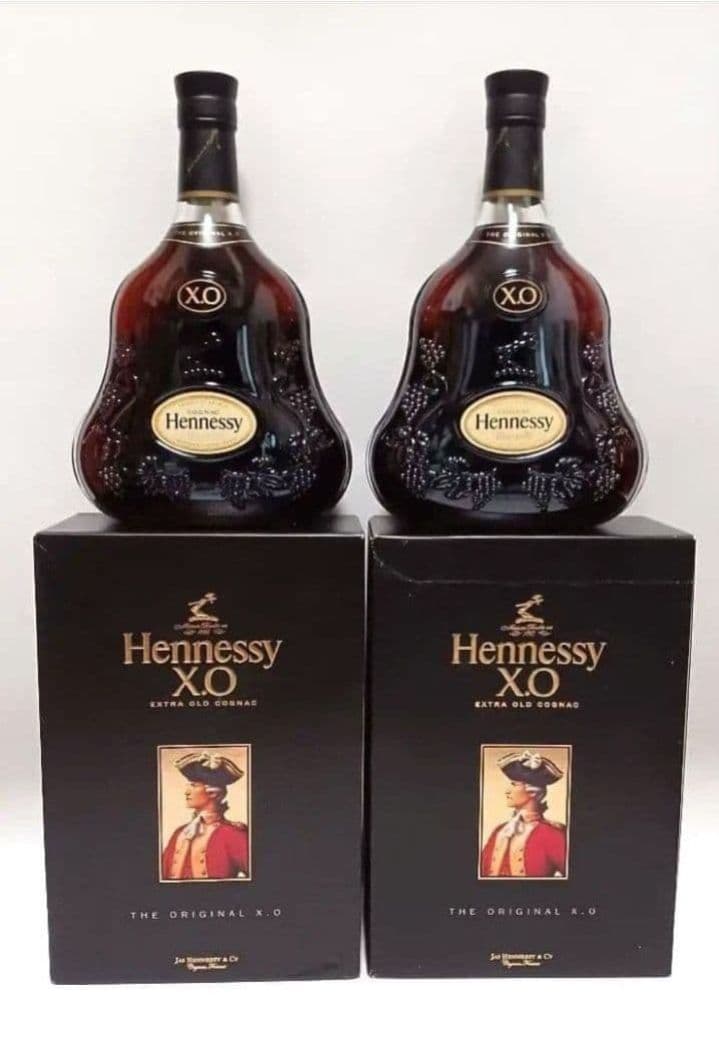 Hennessy XO エクストラオールドコニャック ２本セット　ギフトボックス ヘネシーXO 2本セット Hennessy XO エクストラオールドコニャック 2本