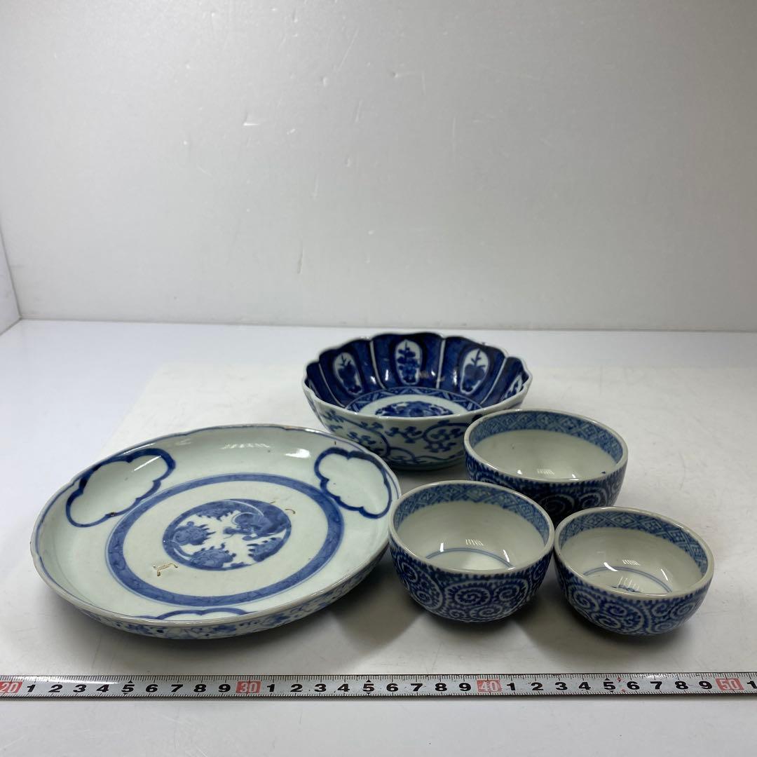 古伊万里　上手皿等　5点　東さ7-0811③