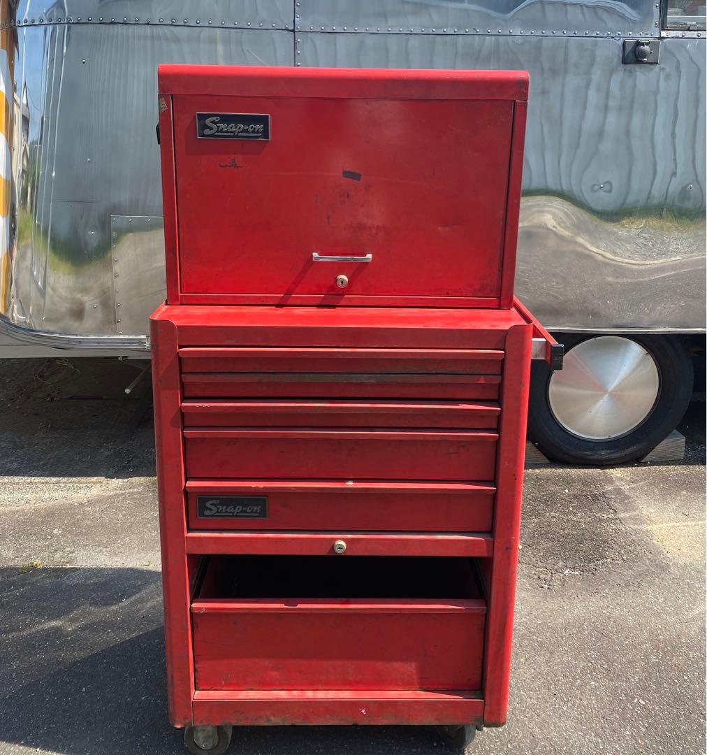 LA直輸入☆ スナップオン 旧ロゴ 工具箱 ビンテージ ガレージ 80s