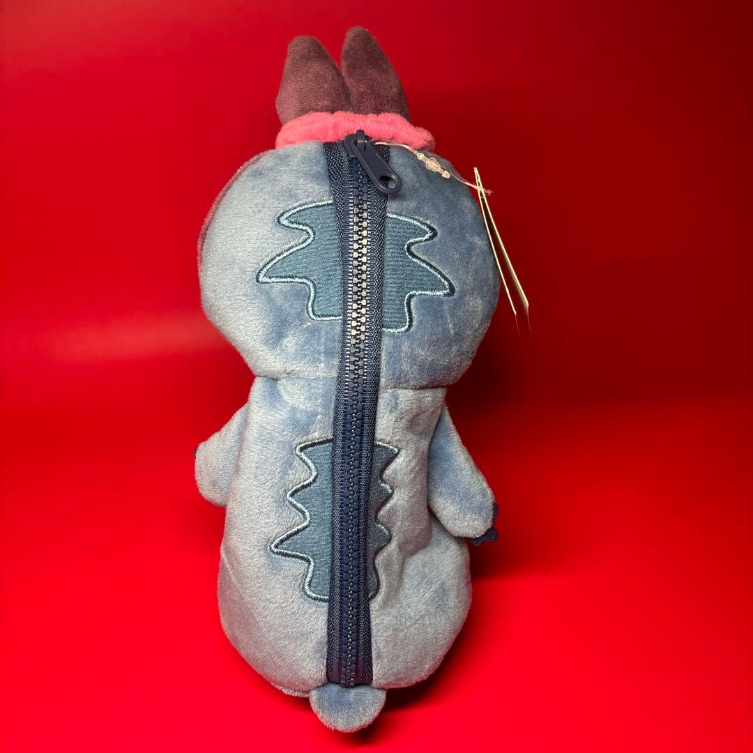 【タグ付き】スティッチ ぬいぐるみポーチ ペンケース リボン ribbon