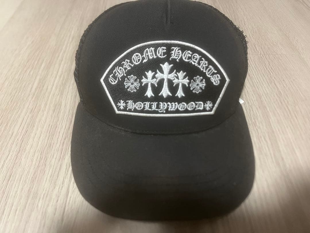 CHROME HEARTS 黒 メッシュキャップ