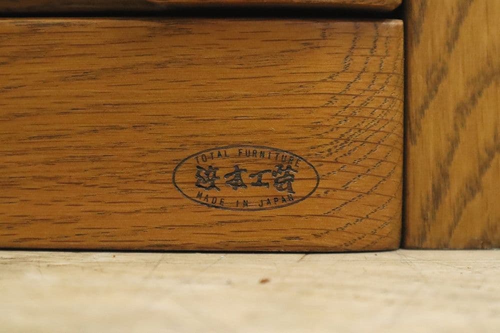 浜本工芸】ナラ材・電話台・サイドチェスト