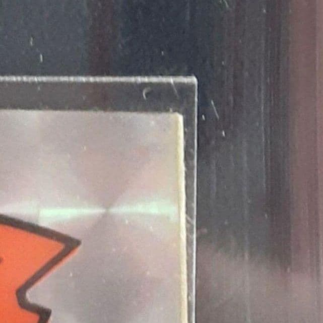 ビックリマンシール　スーパーゼウス　最初期　紙素材台紙　カットエラー　レアシール