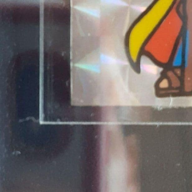 ビックリマンシール　スーパーゼウス　最初期　紙素材台紙　カットエラー　レアシール