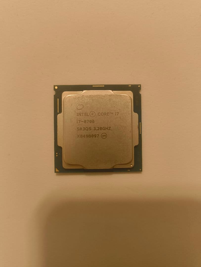 CPU Intel Core i7-8700 CPU 3.2GHz LGA 1151