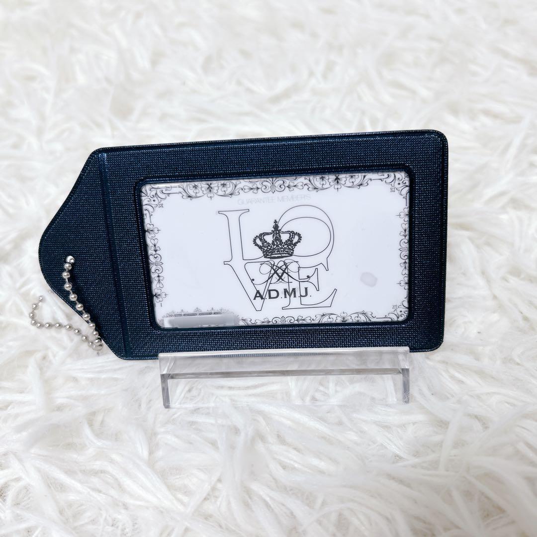 A.D.M.J 高級　本革 ワンショルダー 黒 シボ革 A4 ポーチ付　GC付き