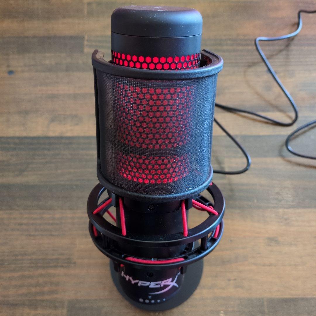 HYPER X コンデンサーマイク QUADCAST ポップガード付き