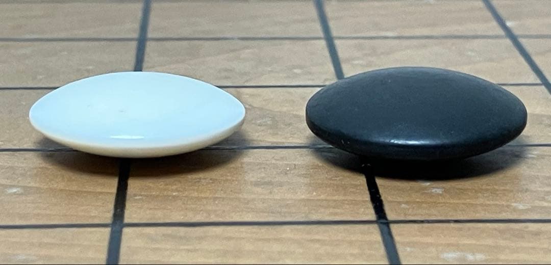 囲碁★碁盤＆碁石セット　脚付碁盤　木裏面　本桂　三寸六分五厘盤