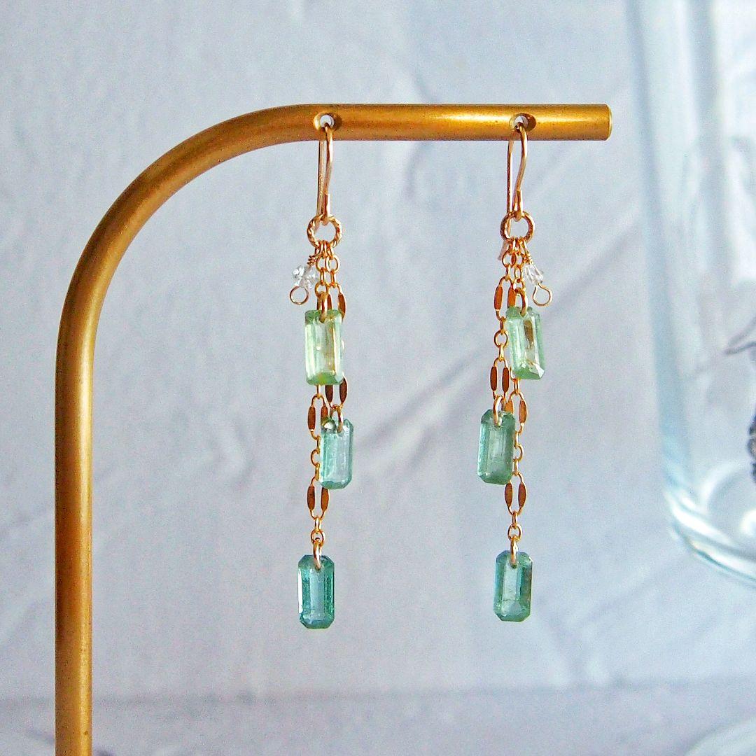 Kaya　アメトリン　ハニカムカービング　チャーム　14kgf　他3点