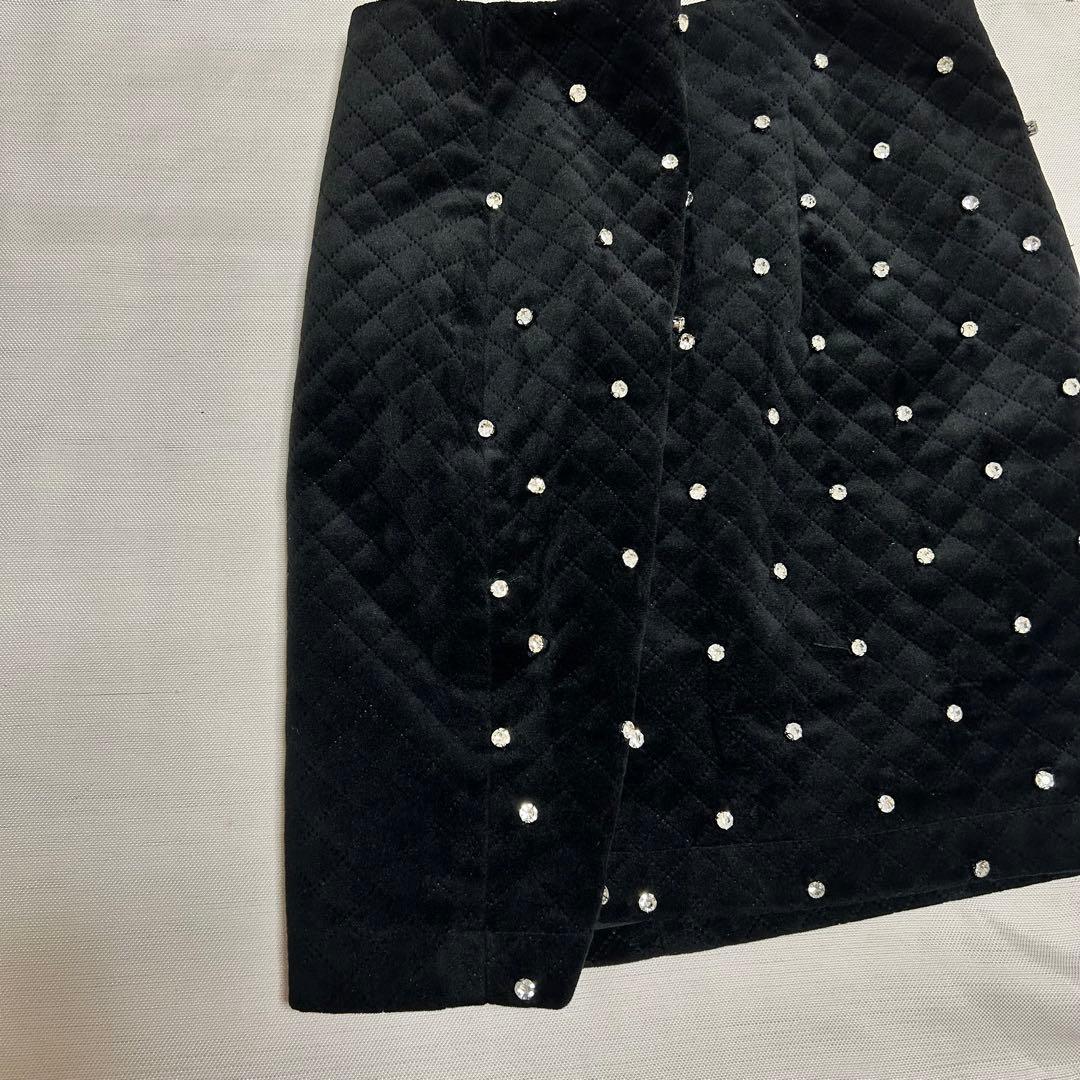 ⛄️ROBE de FLEURS ビジュー付きドレス　glossy sugar