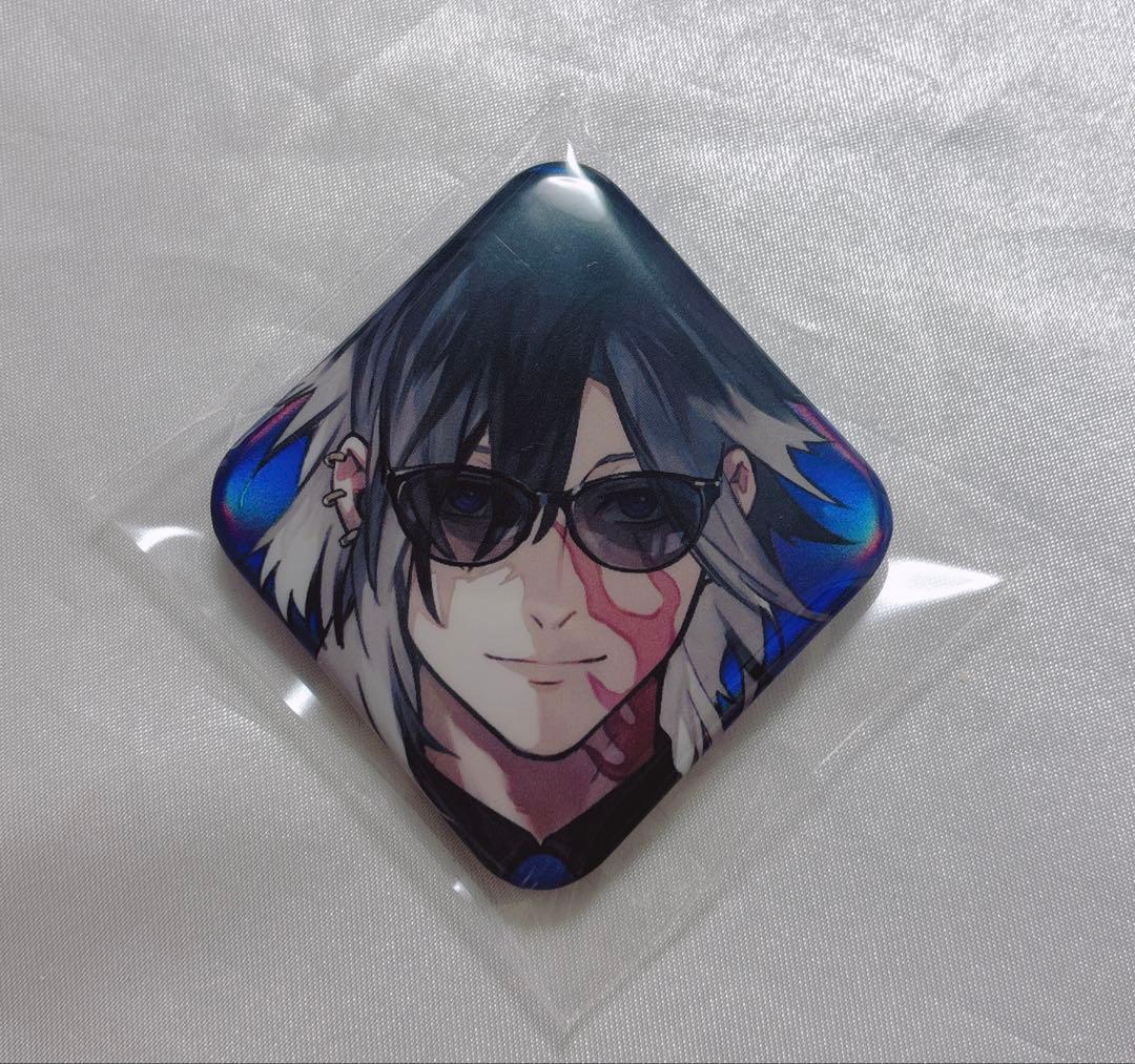 刀剣乱舞 大本丸博 スクエア缶バッジ 実休光忠 刀剣乱舞 大本丸博