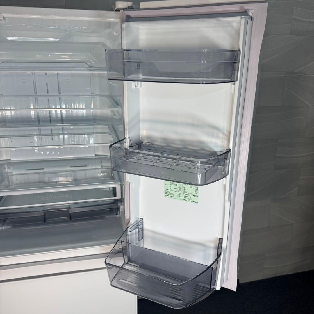 東芝 大型 冷蔵庫 600L 2021年 6ドア ガラスパネル d4806