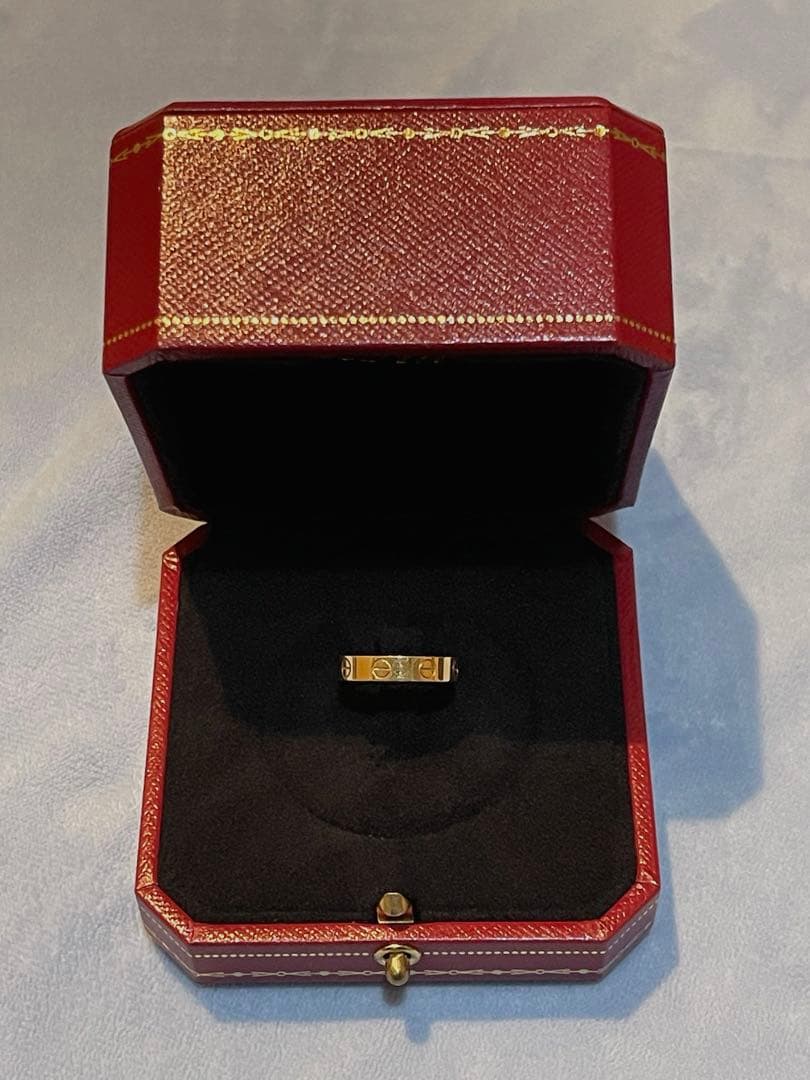 カルティエ　ミニラブリング　イエローゴールド 美品#48号 一週間限定値下げ