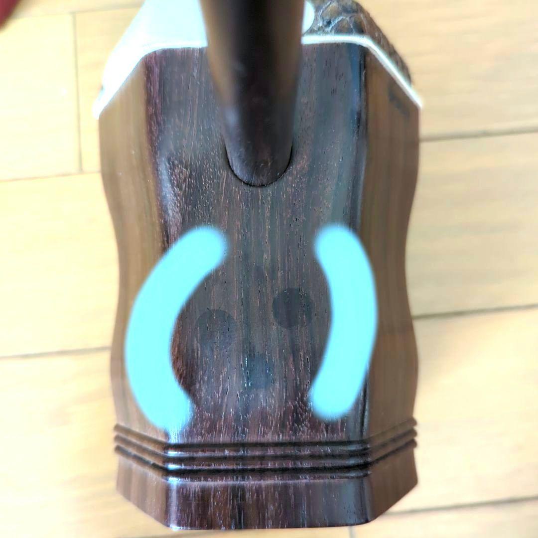 胡涵柔製作 未使用 最上級明清老紅木 龍彫刻 二胡1 - メルカリ