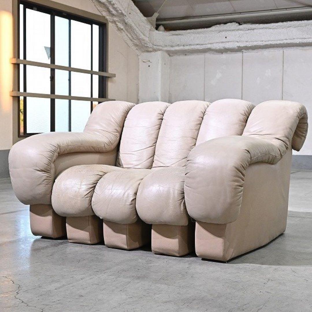 ①最高級 mobilia製 スネークソファ9連セットデセデ de sede