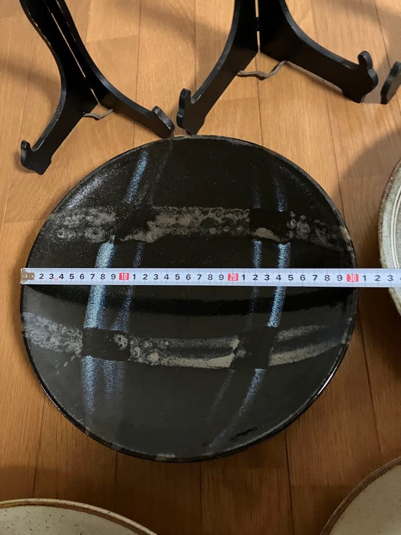 飾り 大皿 5枚 皿立て3個付き