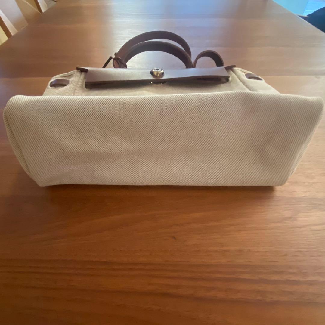HERMES エルメス エールバッグ キャンバス ハンドバッグ